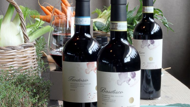 Teodosio Aglianico del Vulture-Ny årgång och uppdaterad design!