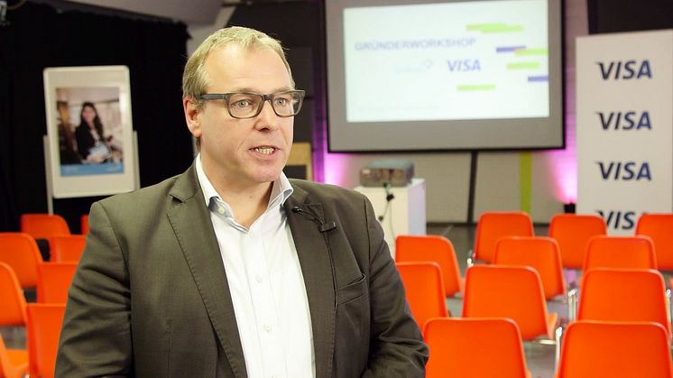 Gründerworkshop: Ulrich Keppler von Visa Europe über die Vorteile der Kartenakzeptanz