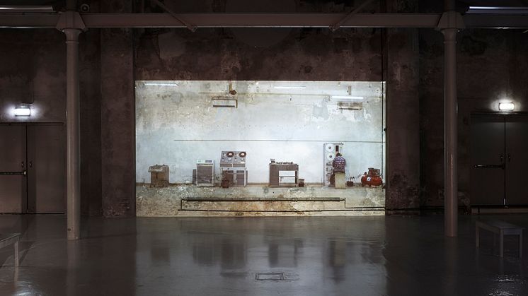 Installationsbild / Installation view : Factory Back, 2019. Beckers, Theresa Traore Dahlberg. Färgfbriken Fotograf Karin Björkquist, 