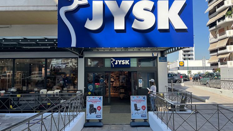 Το κατάστημα JYSK στα Πατήσια πλήρως ανακαινισμένο από Πέμπτη 30.09.2021
