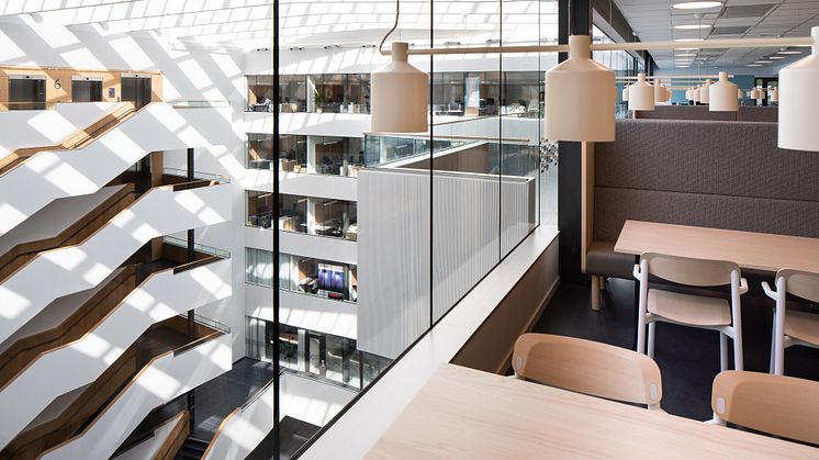 Ångströmlaboratoriet, personalrum & ljusgård, LINK Arkitektur