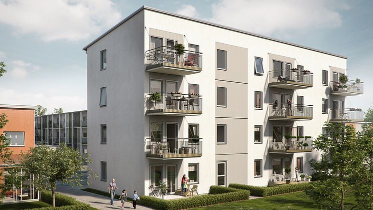 BoKlok fortsätter utvecklingen i Västra Sjöstaden i Ystad