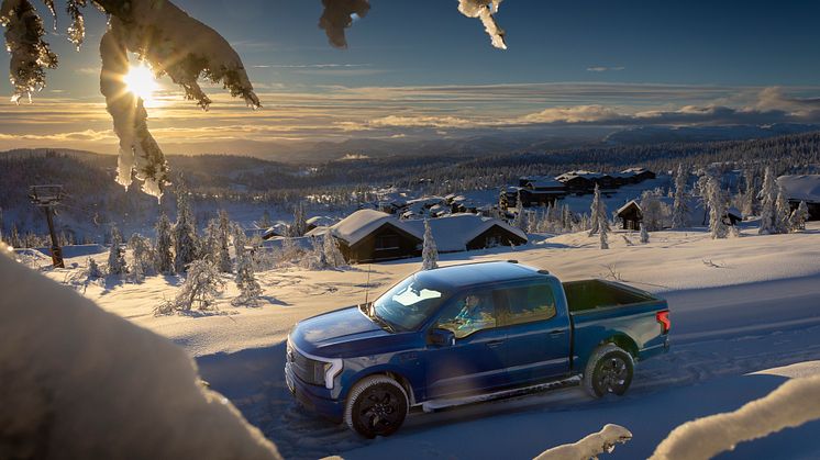 Ford F-150 Lightning Norge vinter 2023
