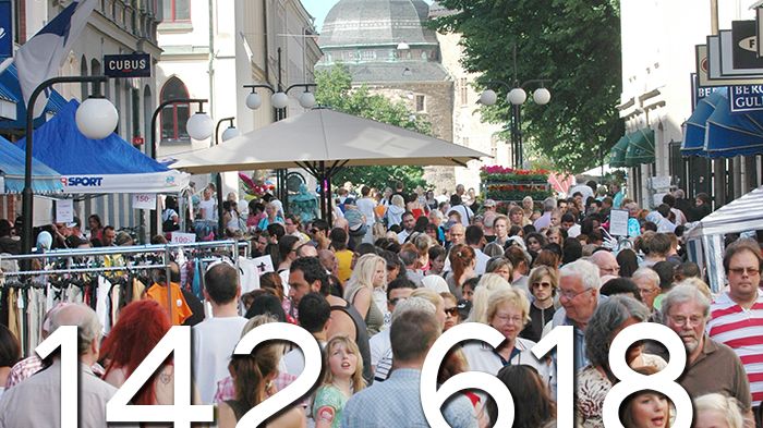 Rekordstor befolkningsökning i Örebro