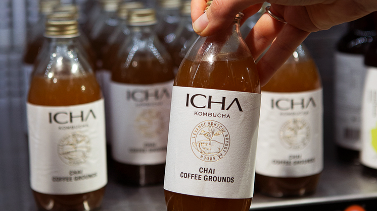 Nyhet: PBX och ICHA lanserar kombucha gjord på kaffesump  