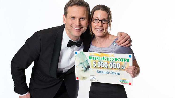 Föreningen för Fairtrade Sverige förmånstagare hos PostkodLotteriet