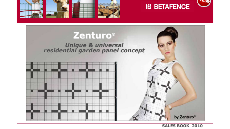 Betafence'i Zenturo aiasüsteemide tootekataloog 2010