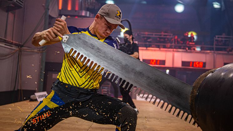 Topplassering for den svenske utøveren Ferry Svan i VM i TIMBERSPORTS®