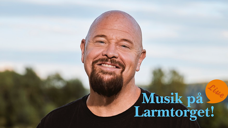 Anders Bagge avslutar sommarens Musik på Larmtorget