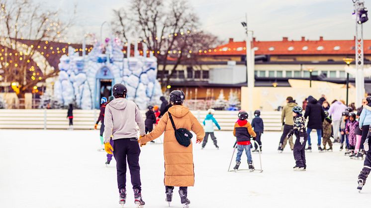 Skridskoåkning i Folkets Park, Vinterdröm