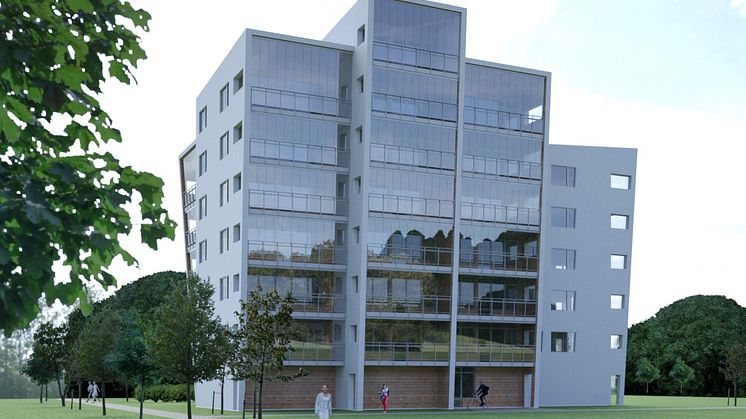 HSB bygger 127 nya bostäder i Växjö varav 51 centrala hyresrätter!