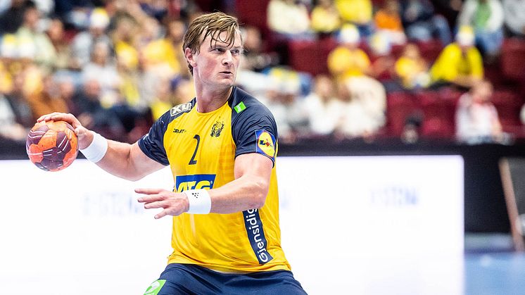 Sverige VM-laddar på Halmstad Arena. Foto: Christoffer Borg Mattisson/Handbollslandslaget