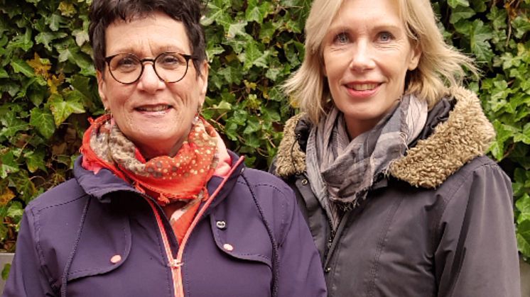 Carina Svensson, förbundsordförande VA SYD och Katarina Pelin, ny förbundsdirektör VA SYD