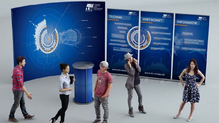 Der Messestand der TH Wildau auf der Vocatium 2017.