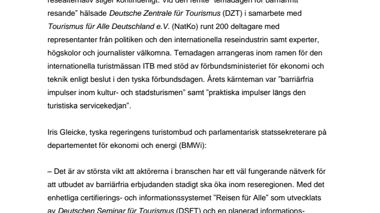 ​Succé för ”temadagen för barriärfritt resande 2016”