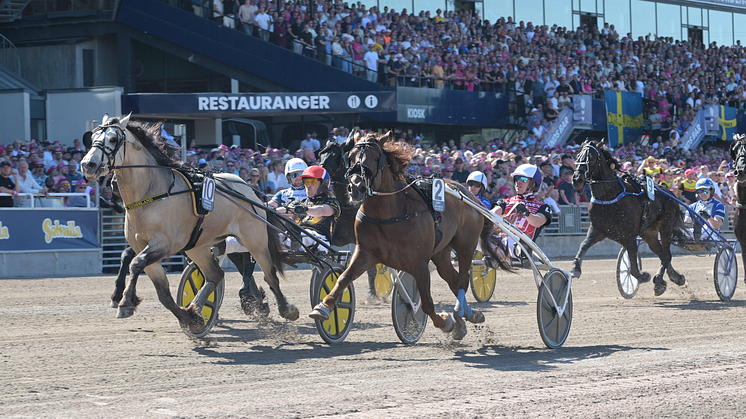 Norske Tangen Bork segrade i Elitkampen efter en perfekt styrning av Tom Erik Solberg. Foto: TR Bild.