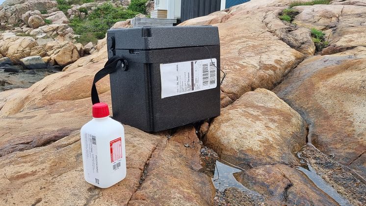 Avrådan från bad vid Hopphallsviken
