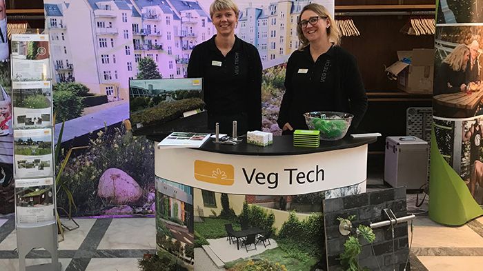 Erika och Karin från Veg Tech pratar gärna stadsgrönska.