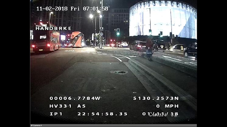Footage of the man police wish to identify