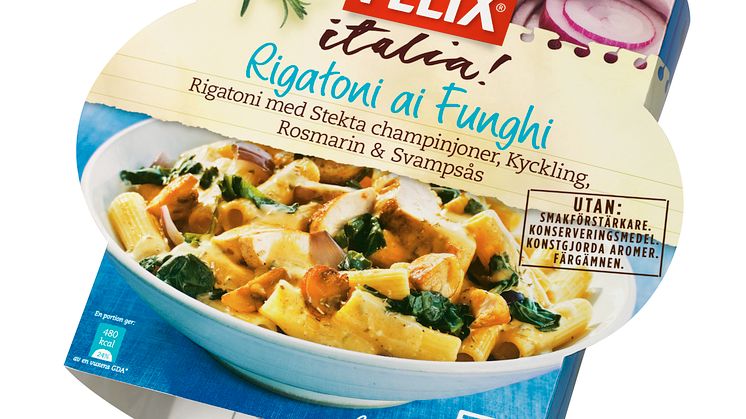 Felix Italia - Rigatoni ai Funghi