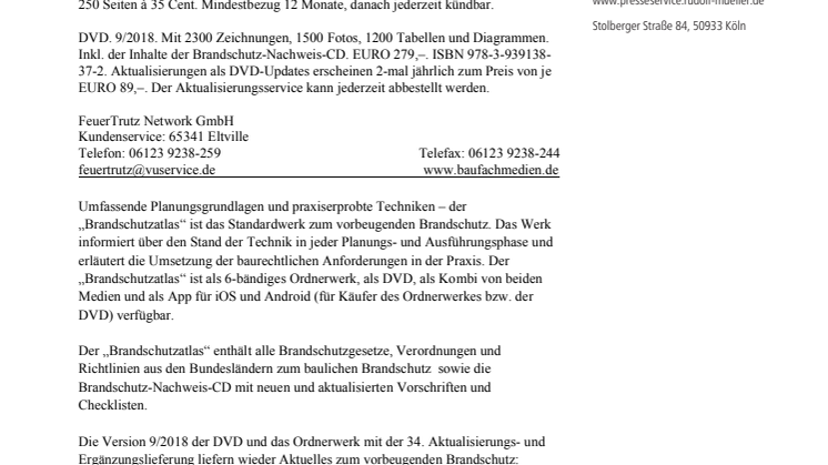 Brandschutzatlas 9/2018