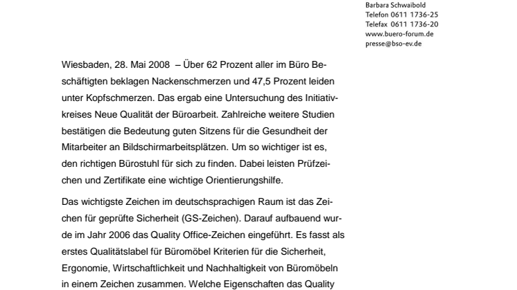 Bürositzmöbel richtig auswählen - Tipps für den Kauf eines Drehstuhls