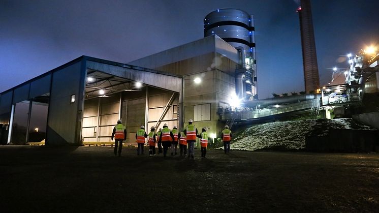 Julgransplundring på Ryaverket