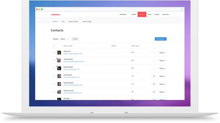 Dette kan du lære om kontaktene dine med Contacts og Analyze