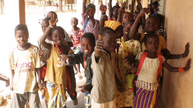 Förskolebarn i Mali