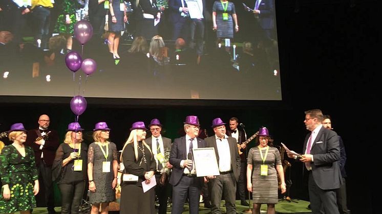 Guldjubel när Västerås blev Årets Purple Flag-stad 