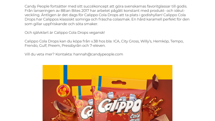 Läskande klassiker tar plats i godishyllan! 