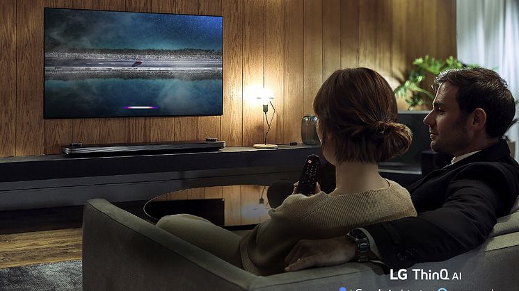 ThinQ AI og andengenerations Alpha 9 (α9) processor løfter brugeroplevelsen af LGs nye tv-modeller til næste niveau