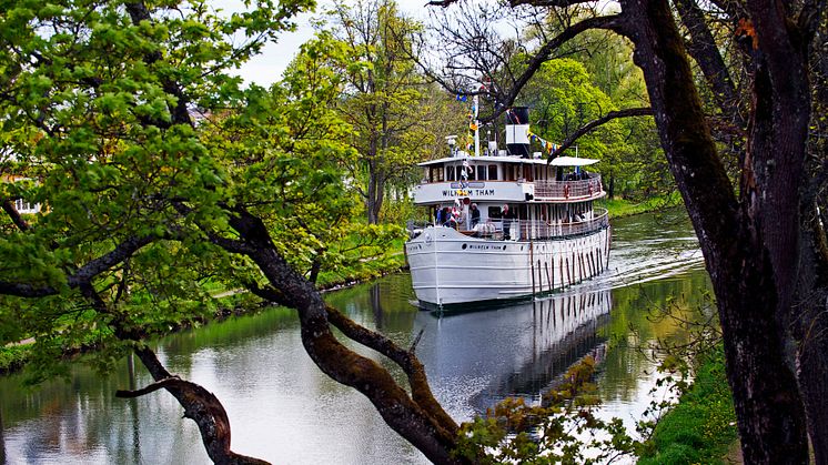 Pressbild - Göta Kanal - m/s Wilhelm Tham