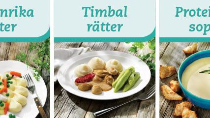 Dålig aptit eller svårigheter att tugga och svälja? Findus lanserar konsistensanpassade och näringsberikade enportionsrätter.