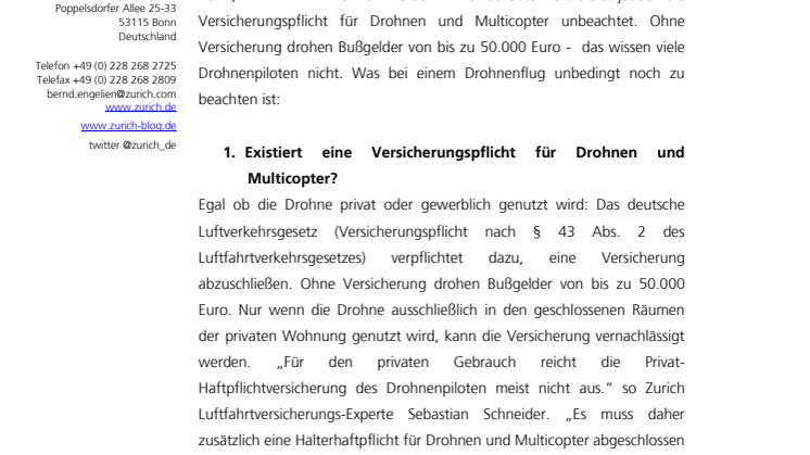 Sicher fliegen – Tipps für alle Drohnenpiloten: Was es zu beachten gilt.