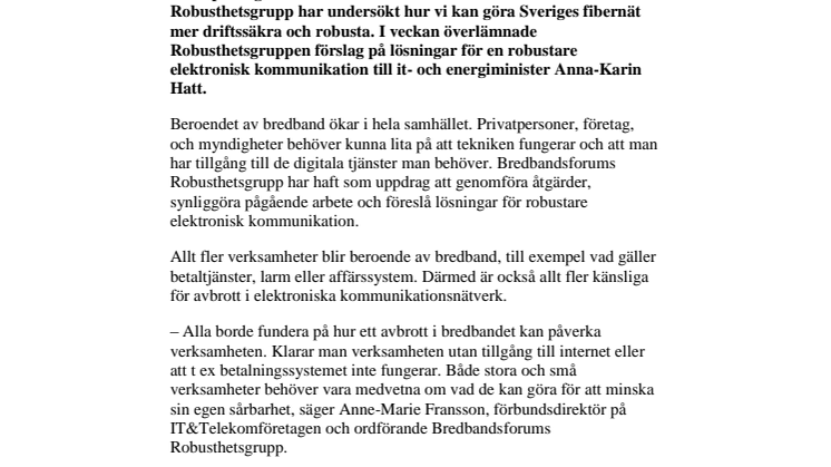 Så framtidssäkrar vi bredbandsinfrastrukturen
