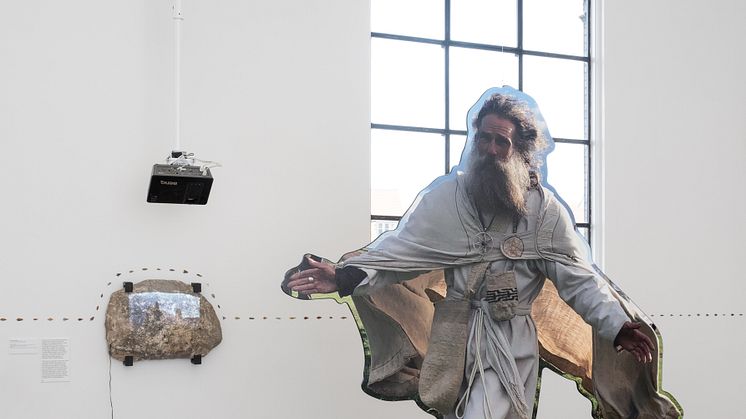 Jeremy Deller, Jill – Isle of Lewis 2012, 2014. Cutout Druid, 2019