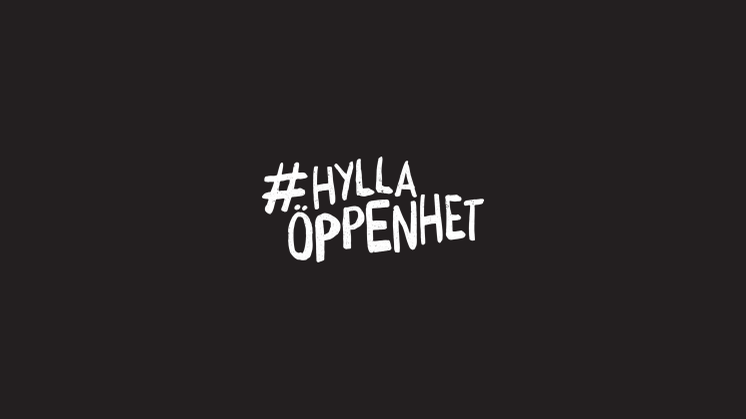 Hylla öppenhet logo vit vektorgrafik FRI ANVÄNDNING