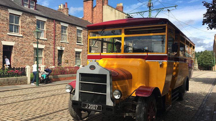 Beamish Museum’s accessible bus has relaunched after being rebranded in Venture Transport livery by Go North East