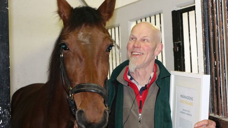 Månadens hästägare januari 2015 - Anders K Brekke och december 2014 Easy KB