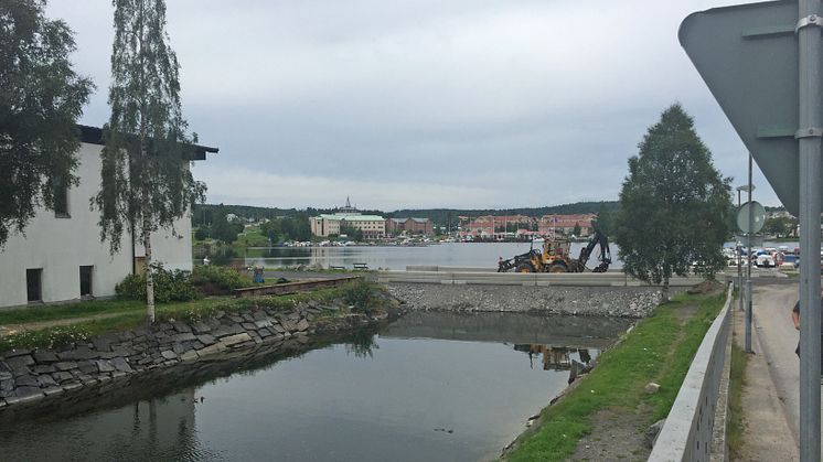 Trafikomläggning vid Västra kanalen tisdag 11 augusti