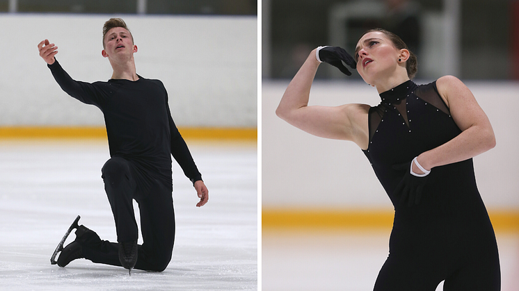 Nikolaj Majorov och Josefin Taljegård tävlar denna vecka i Finlandia Trophy.