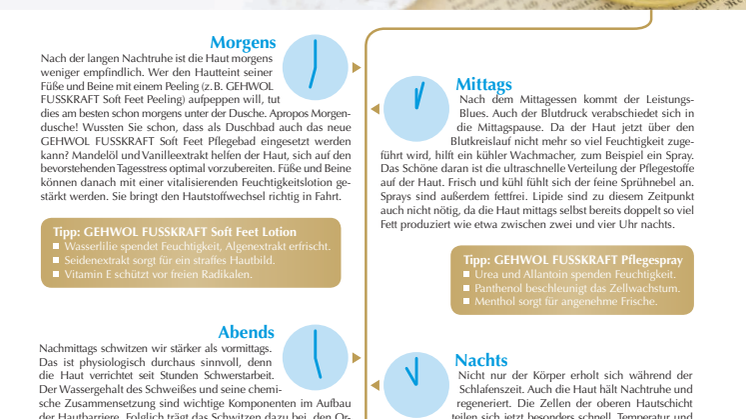 Pflege rund um die Uhr: Der Biorhythmus der Haut