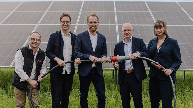 Invigning solcellspark foto Mickael Tannus