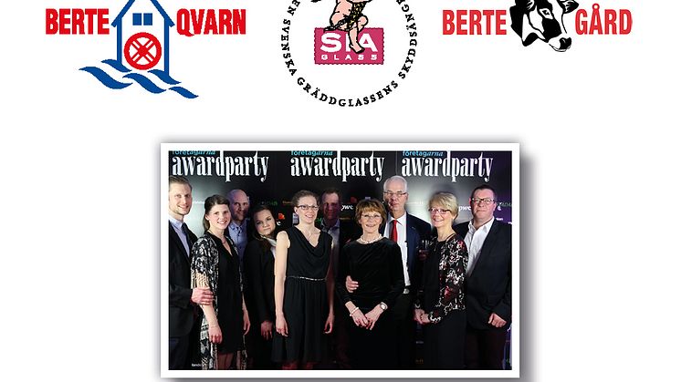 Bertegruppen prisad på lokal nivå: Årets Hållbarhetsföretag 2015