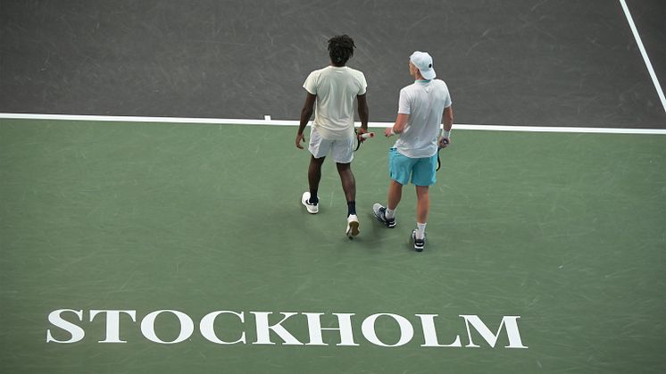 Elias Ymer och Markus Eriksson i Stockholm Open semifinal
