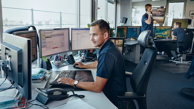 Port Control at the Port of Gothenburg.