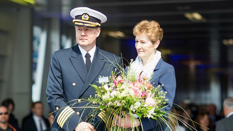 Scandlines' neue Hybridfähre auf den Namen "Berlin" getauft