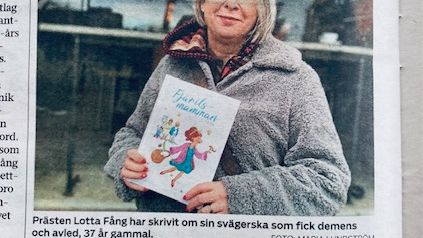 Kyrkans Tidning framhäver Lotta Fångs "Fjärilsmamman" 