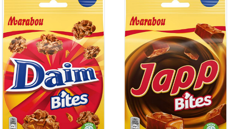 Nya Daim och Japp Bites, det perfekta filmgodiset för hela familjen